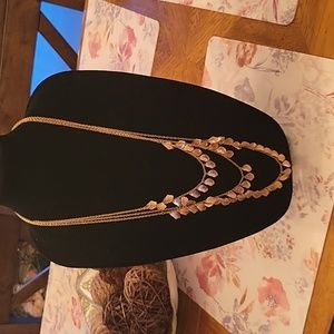 3 for $12 three strand gold tone necklace